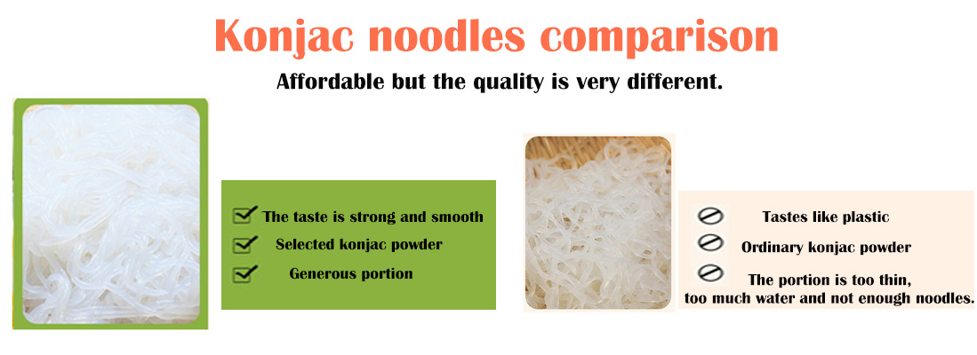 paragone di noodles konjac