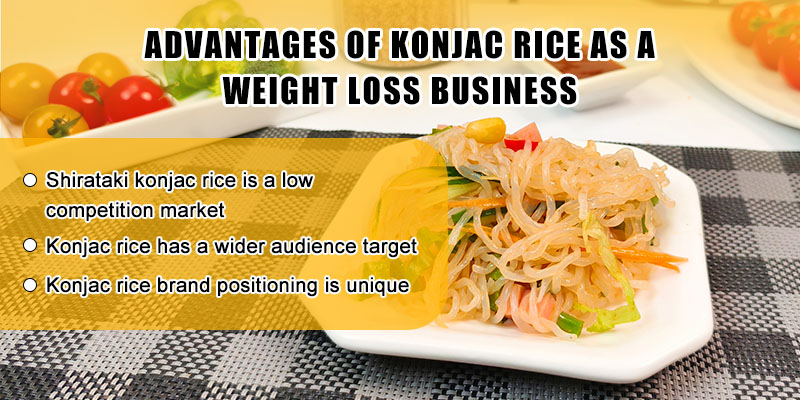 Mga bentaha sa Konjac Rice
