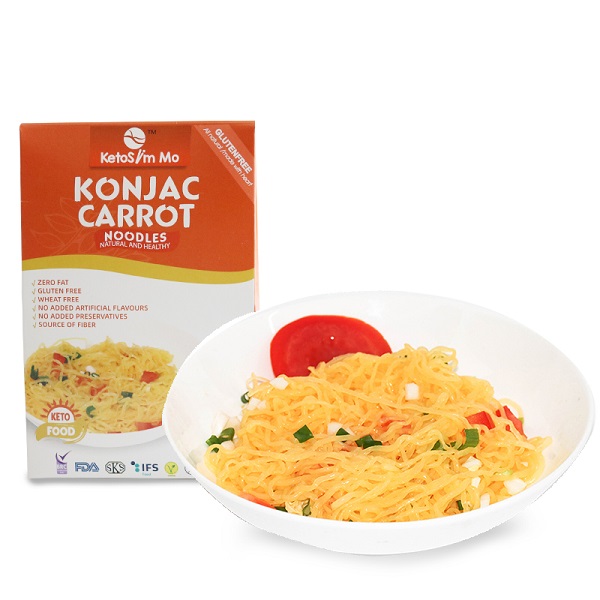 Best low calorie pasta noodles sugar free konjac carrot noodles