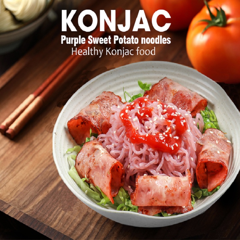 konjac purple sweet potato noodles