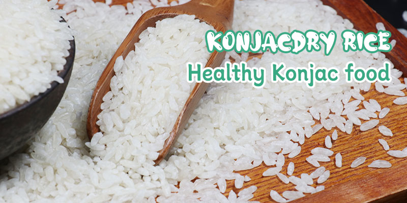 konjac rice healthy food