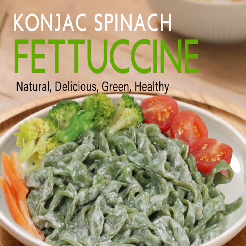 konjac spinach fettuccine
